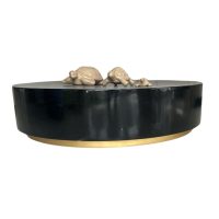 Table Gold D120xH30
